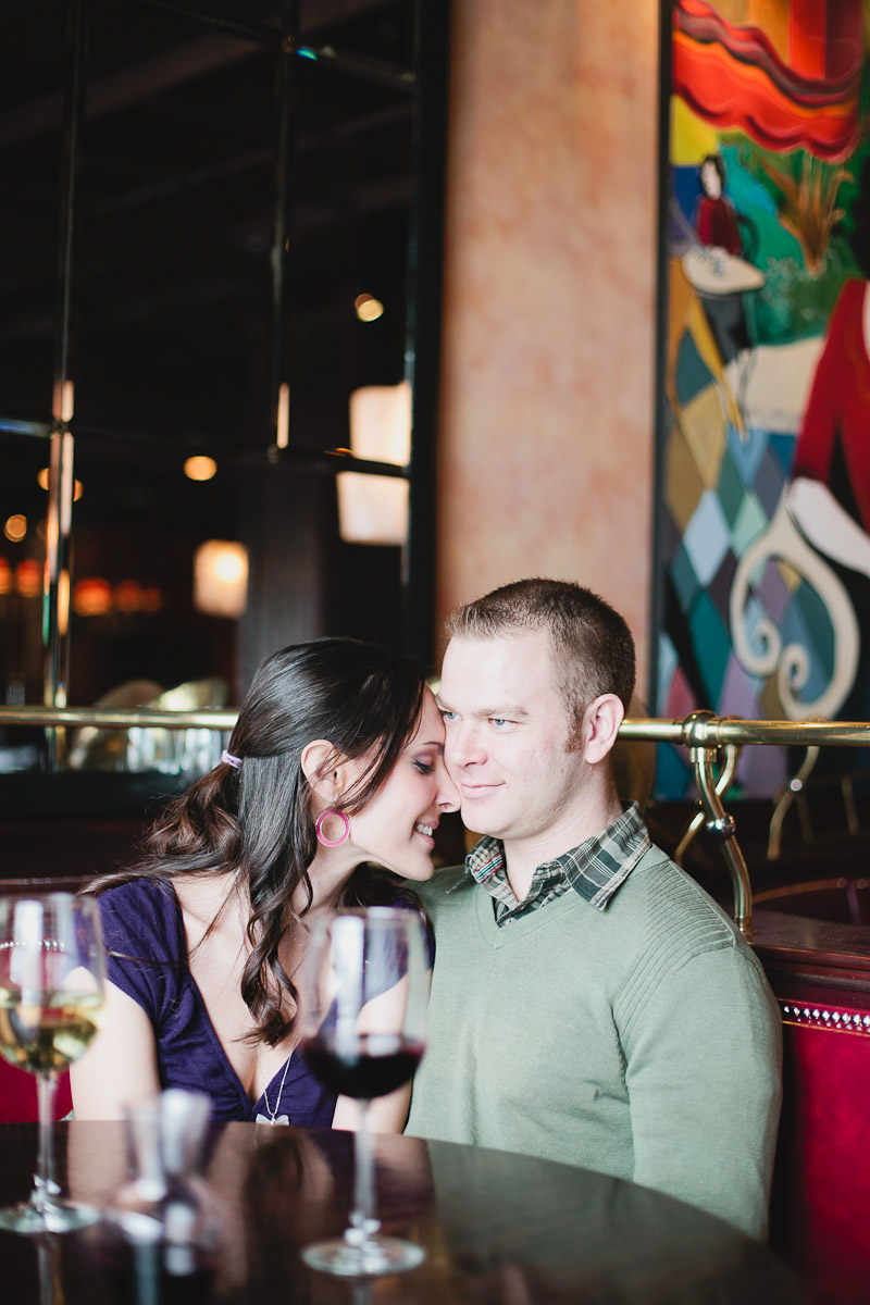 foodie engagement photos