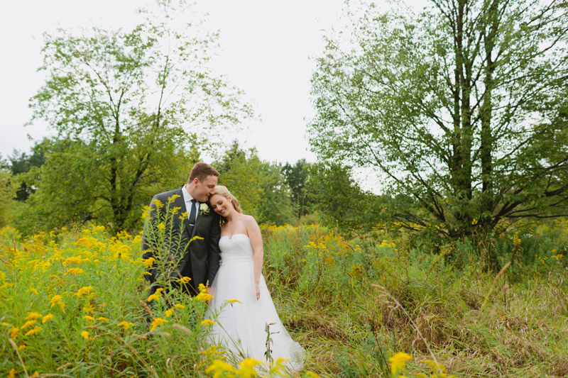 orangeville country backyard wedding