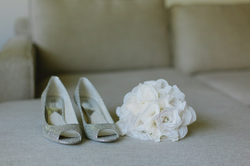 paper-wedding-flowers-michael-kors-sparkly-wedding-shoes