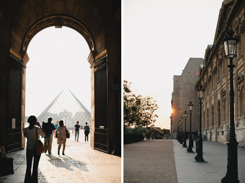 louvre-museum-courtyard--sunset-paris-travel-photos