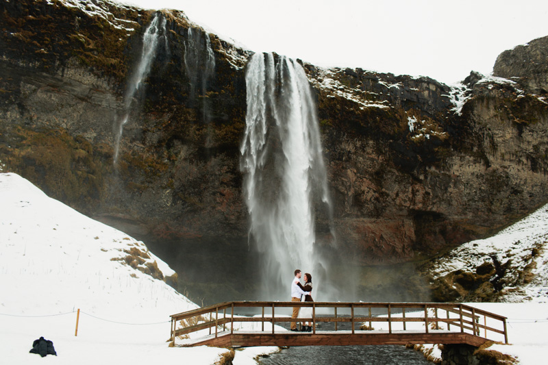 seljalandsfoss wedding iceland