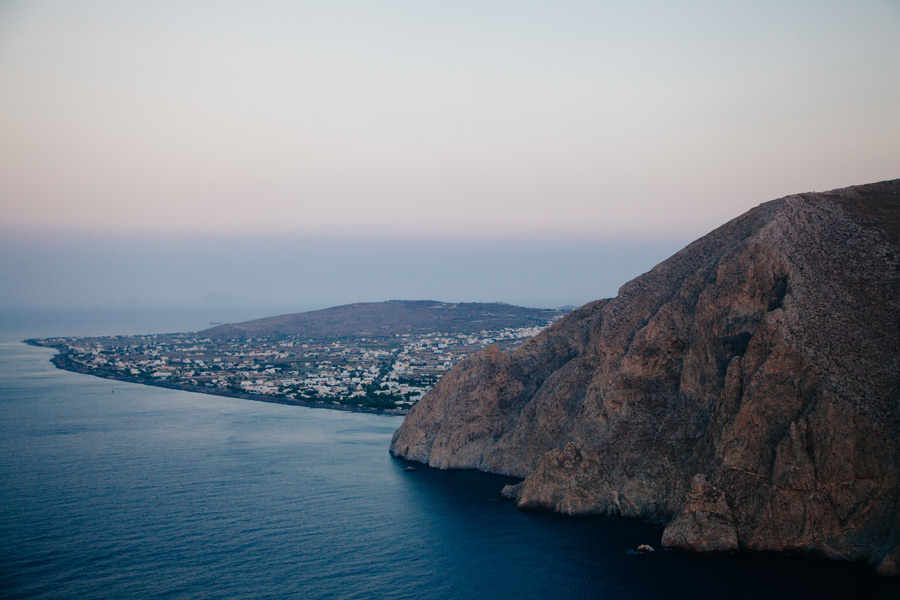 sunrise santorini photo