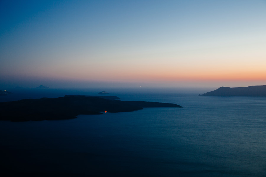 santorini caldera