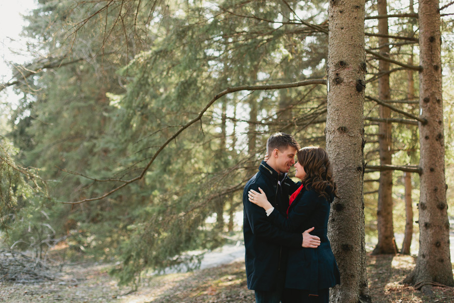 McMichael Gallery engagement photos