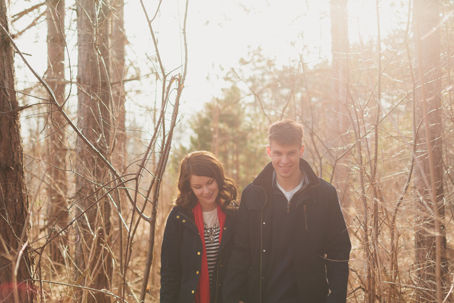 unposey engagement photos