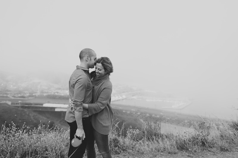 San Francisco marin headlands engagement photos