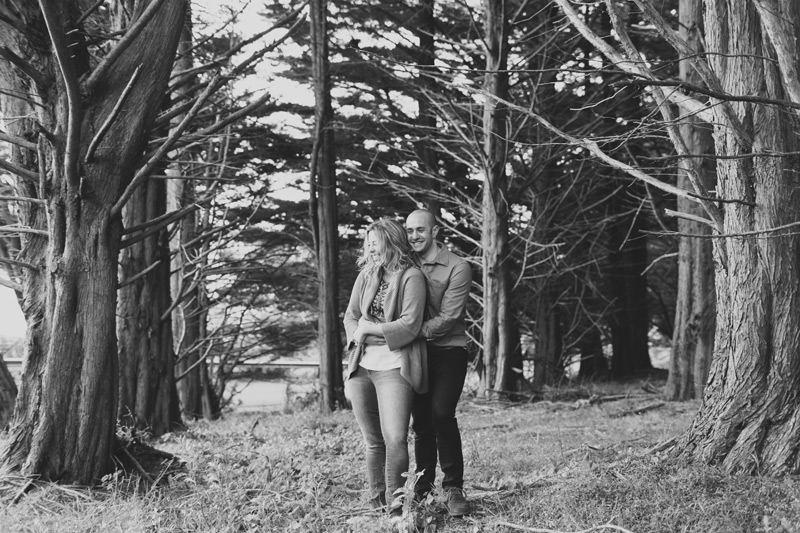 marin headlands engagement photos