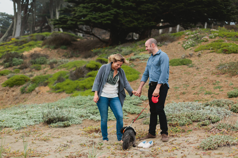 baker beach san fran engagement