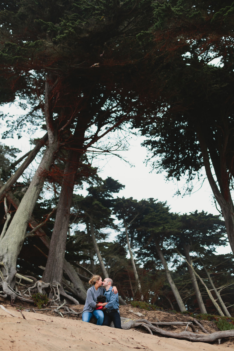 baker beach san fran engagement photography