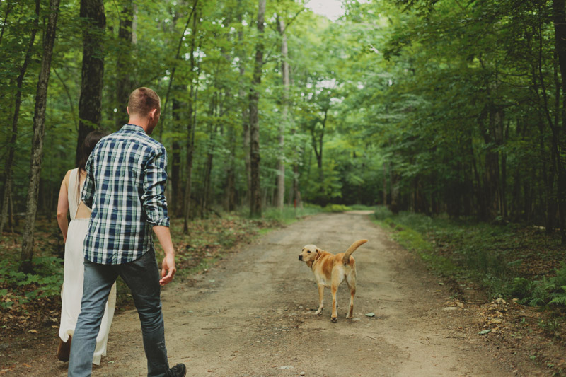 Engagement Photo Shoot with Pet