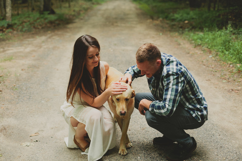 Engagement Shoot with Dog