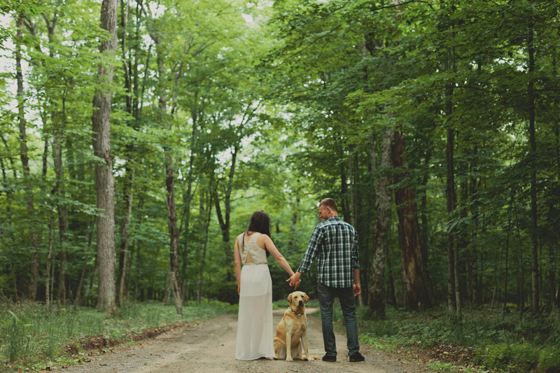 Bohemian Inspired Cottage Engagement Session