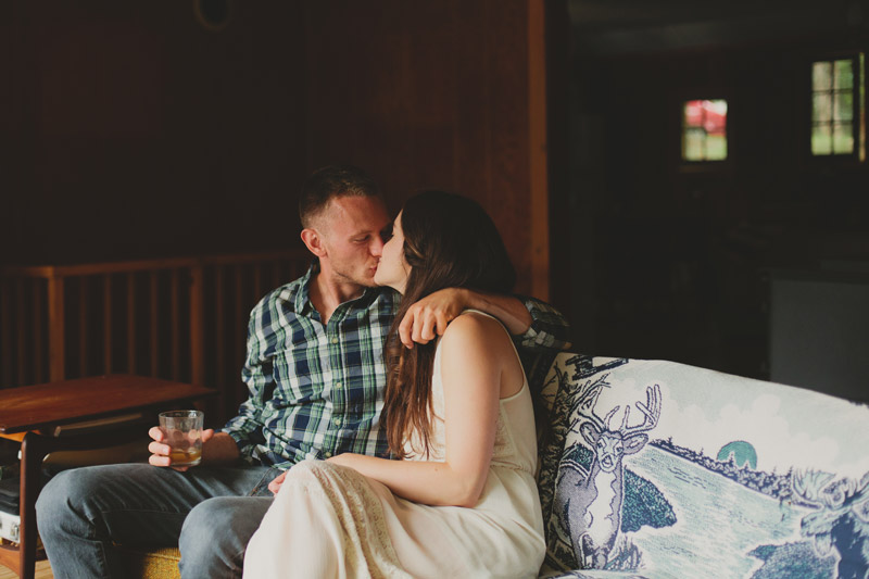 Vintage Cottage Engagement Pictures