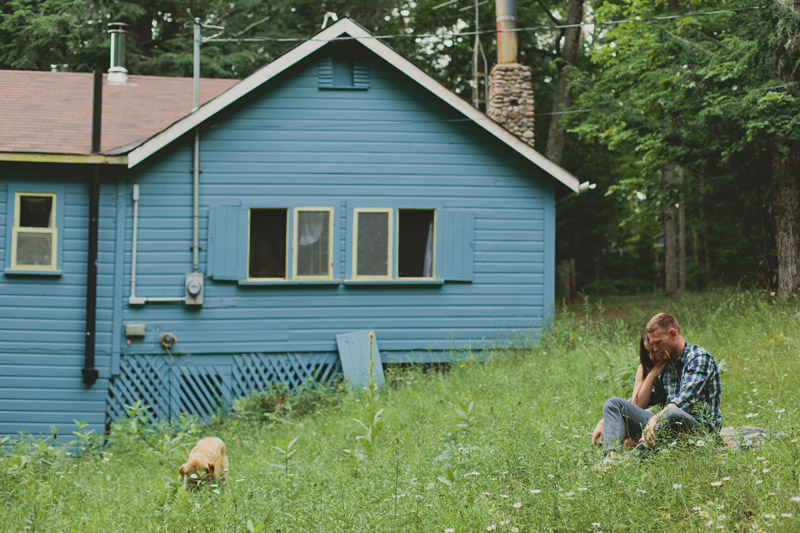 Bohemian Cottage Engagement Photography