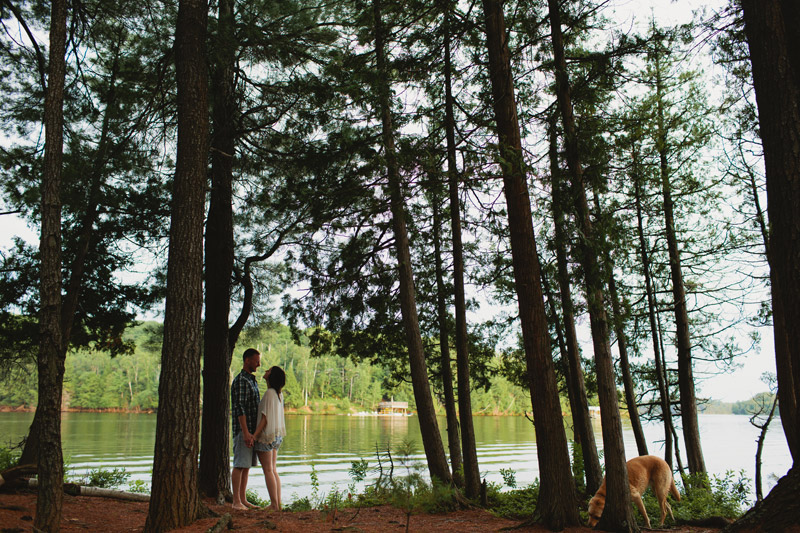 Muskoka Engagement by the Lake