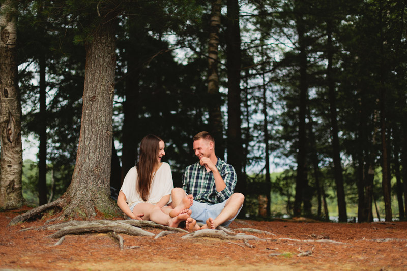 Summer Cottage Engagement Photography