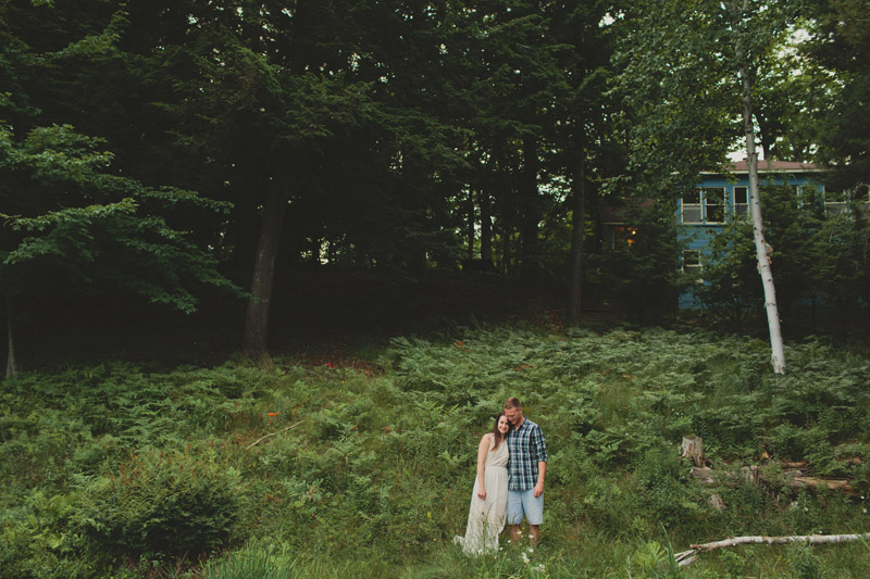 Summer Cottage Engagement Photography