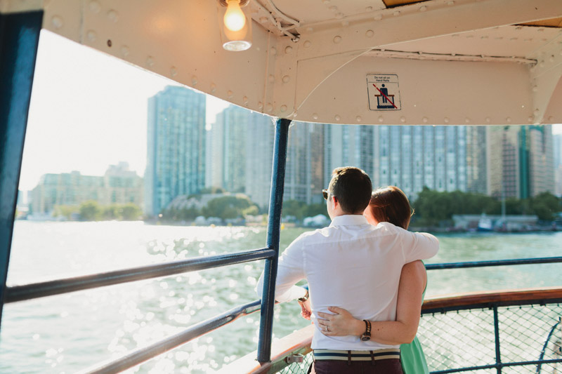 toronto ferry engagement photos