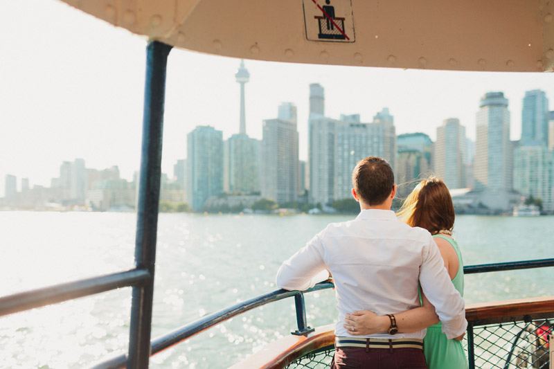 toronto ferry engagement pictures