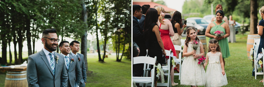 outdoor vineyard wedding