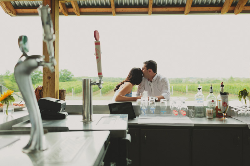 ravine vineyard engagement photos