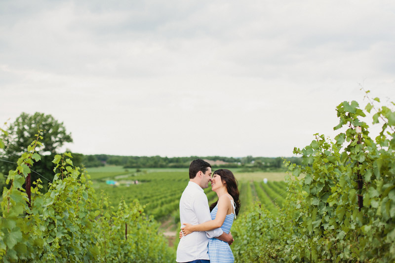 ravine vineyard engagement session