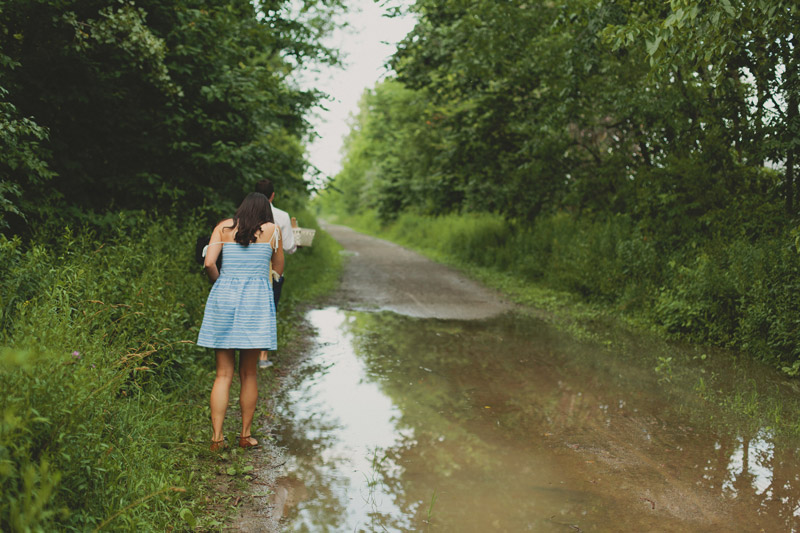 outdoor engagement session