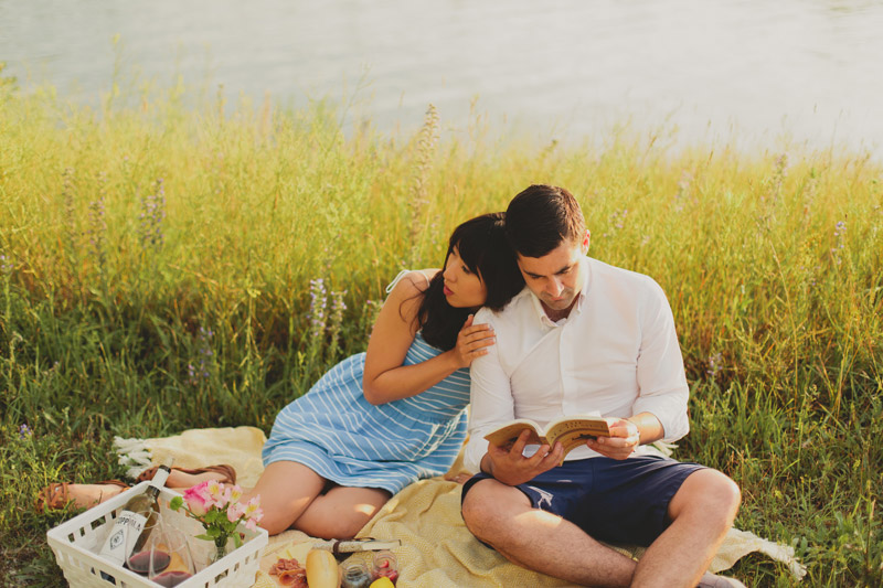 food lover engagement session