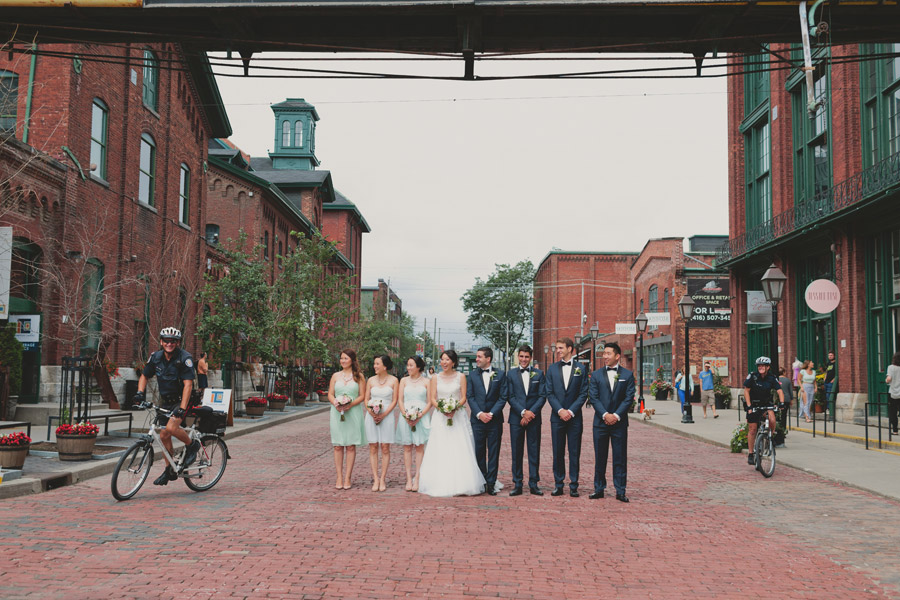 distillery district wedding photography