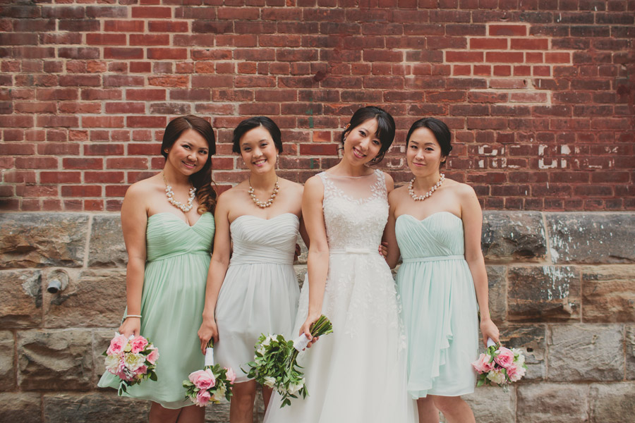 bridal party pictures distillery district