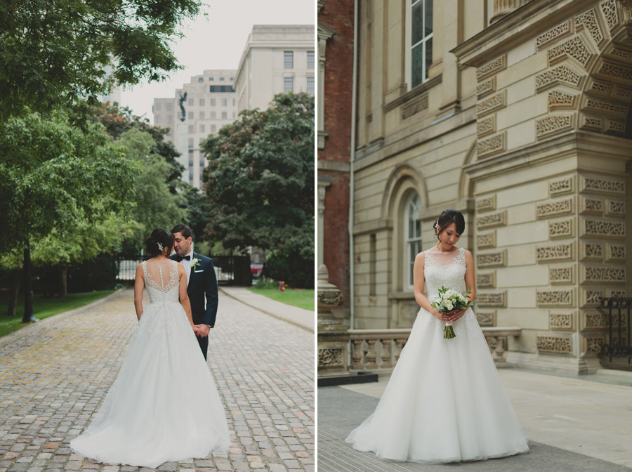 Wedding photos at Osgoode hall