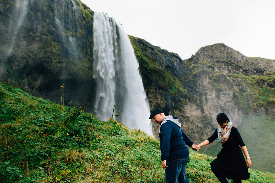 Anniversary session at Seljalandsfoss