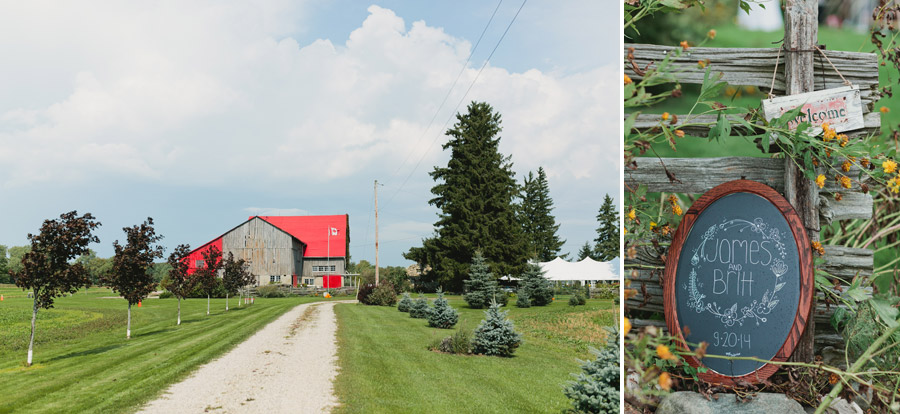 Rustic farm wedding