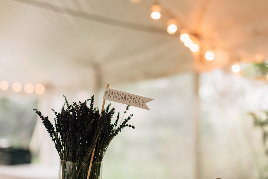 tent wedding reception