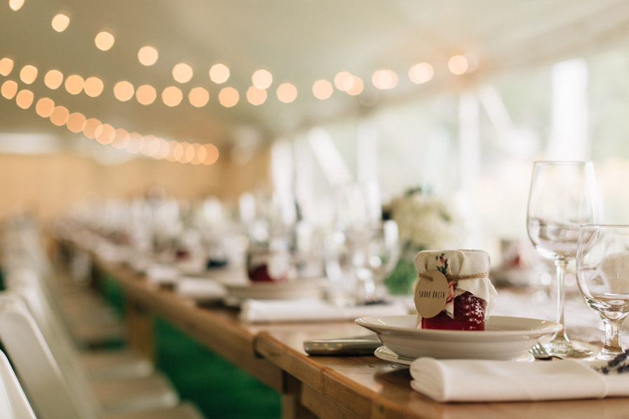 farm wedding reception