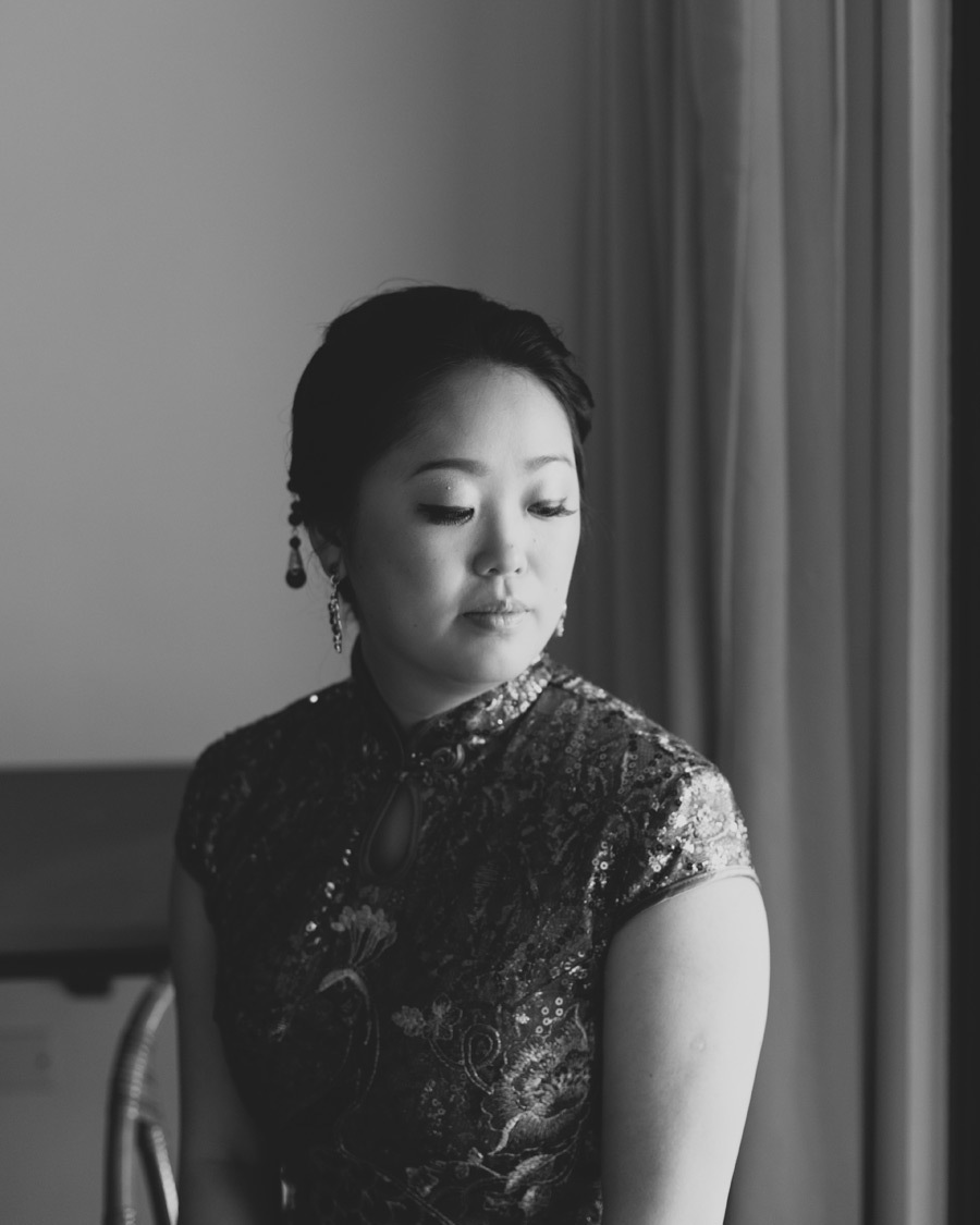 traditional Chinese bridal portrait