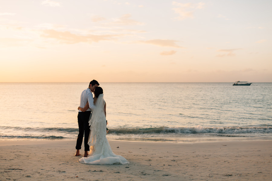 Negril Seven Mile beach wedding photos