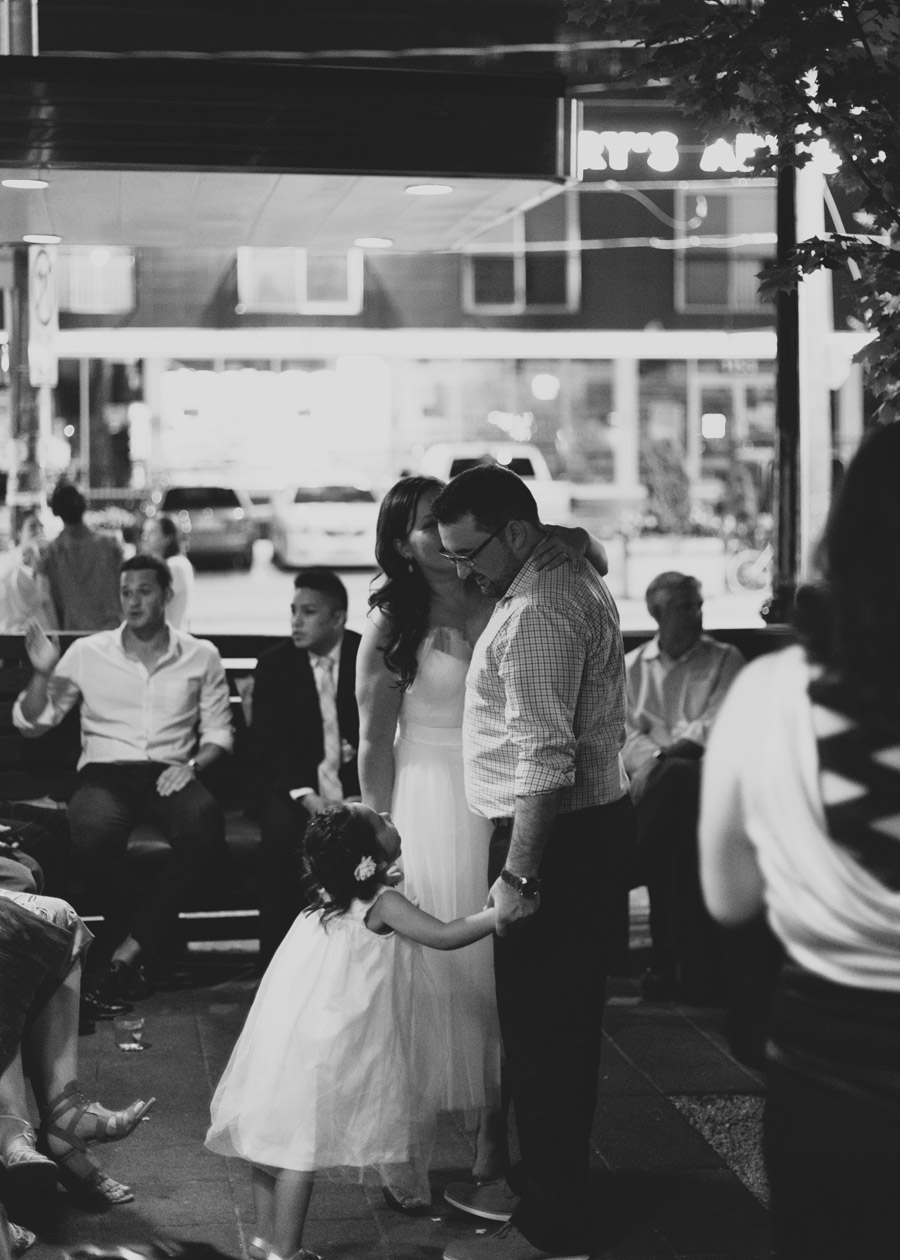 Photojournalistic wedding photography