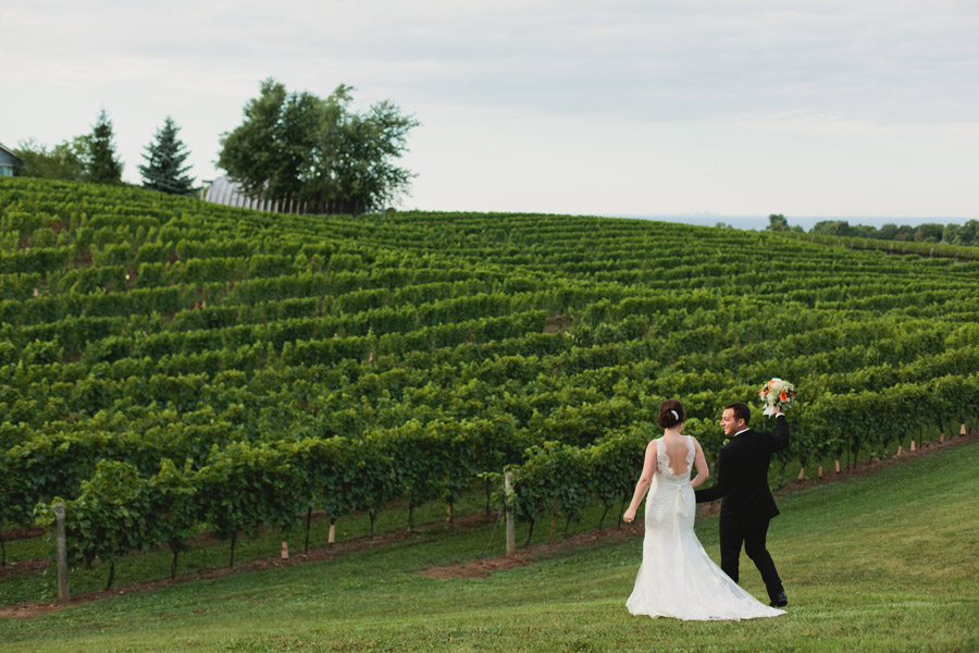Winery wedding venue by the lake