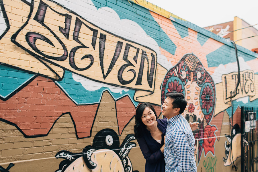 Kensington market engagement session