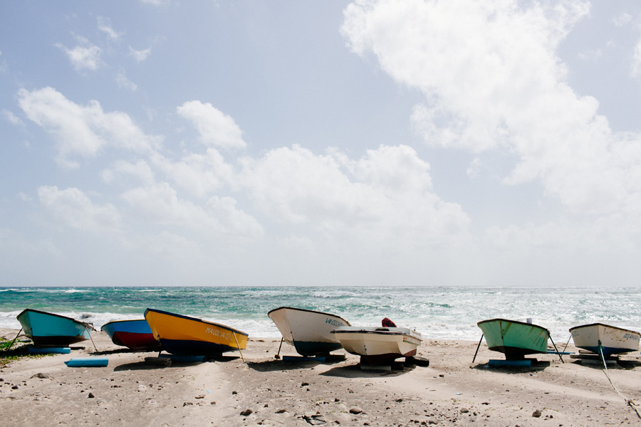 Caribbean fishing boats