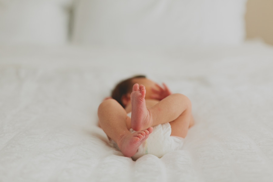 Relaxed baby session