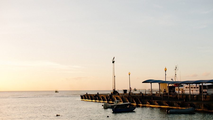 Nevis harbour