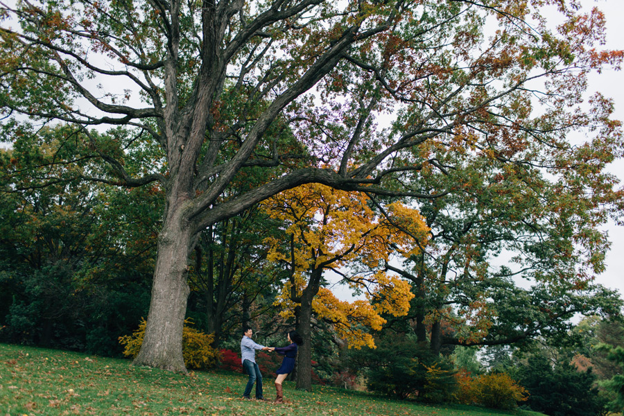 Fall engagement session High Park