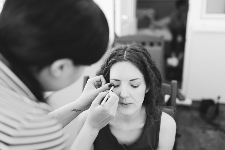 bride getting ready