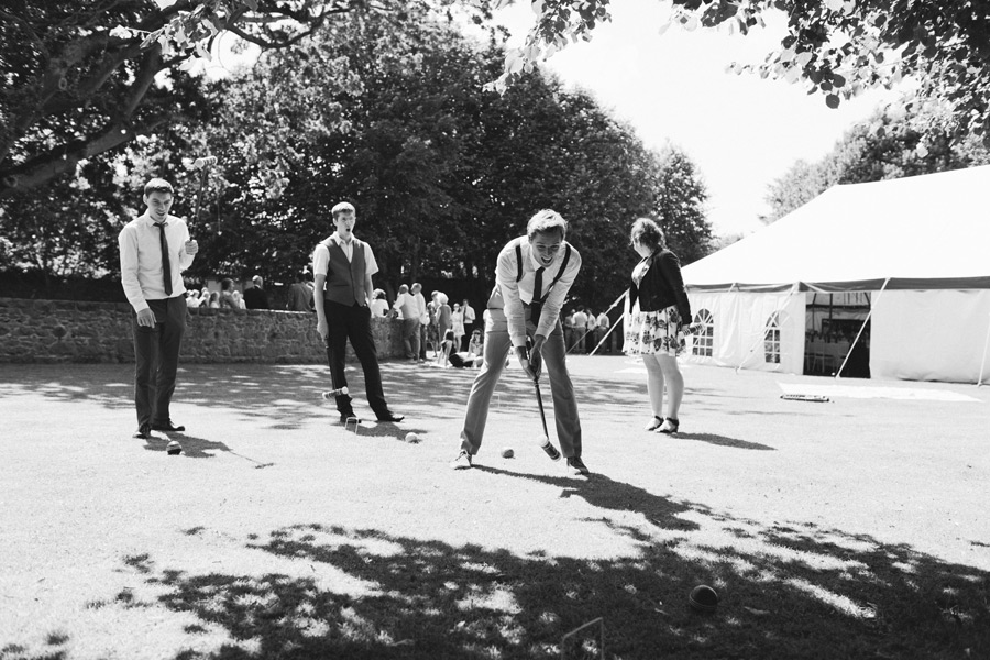 Wedding lawn games