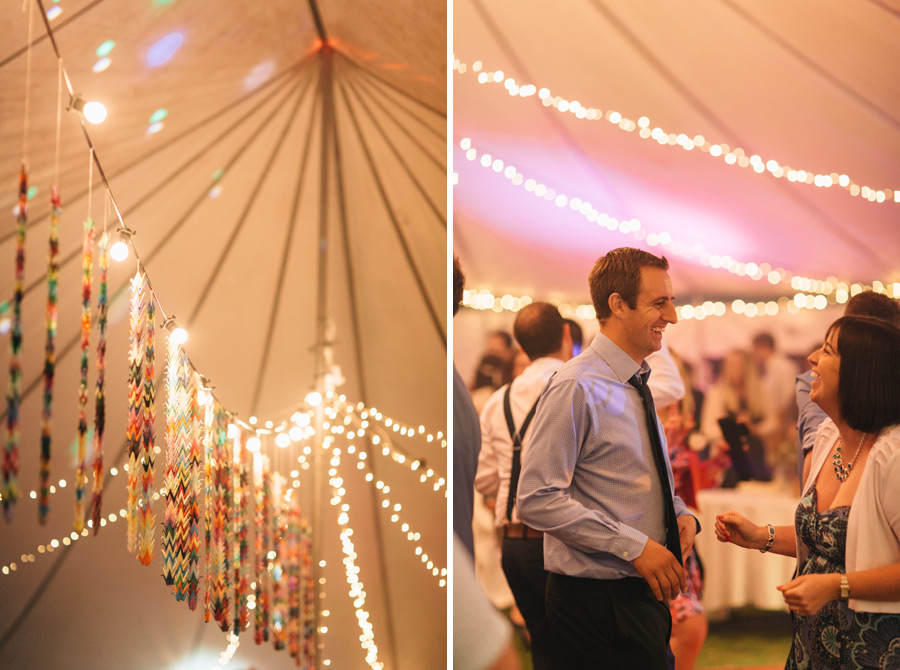 one thousand paper cranes wedding decor