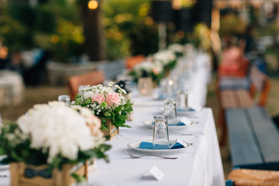 Rustic nautical wedding decor