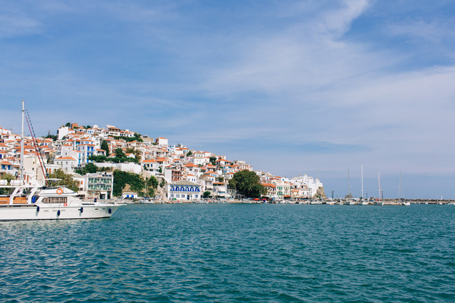 Skopelos harbour