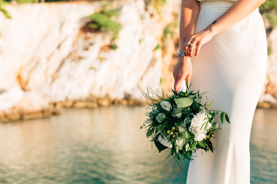 Skopelos wedding flowers Daphne weddings